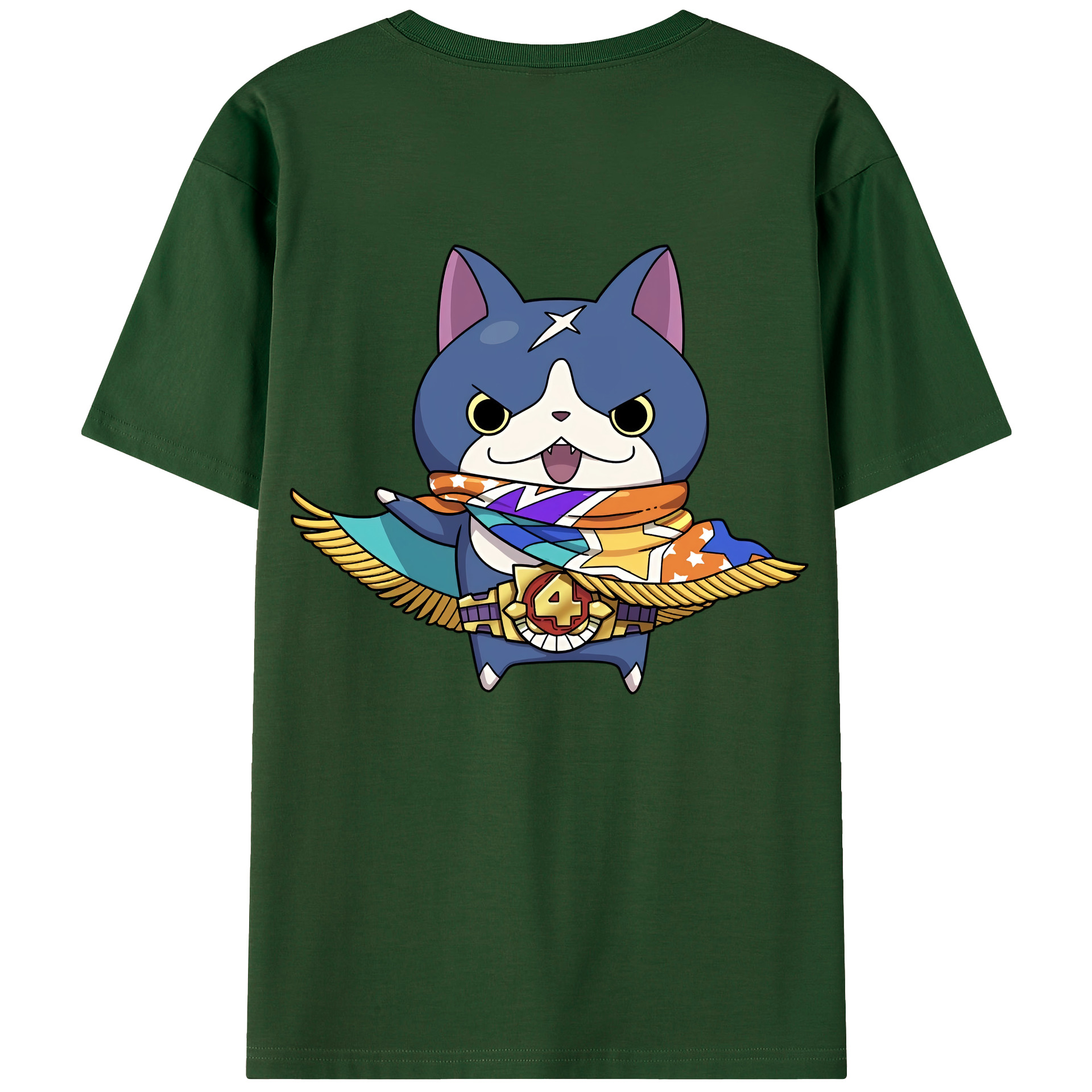 （画像用） 妖怪ウォッチ Yo-kai Watch 綿100％半袖Tシャツ（背面プリント）